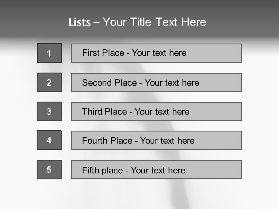 Woman Nice Blur PowerPoint Template