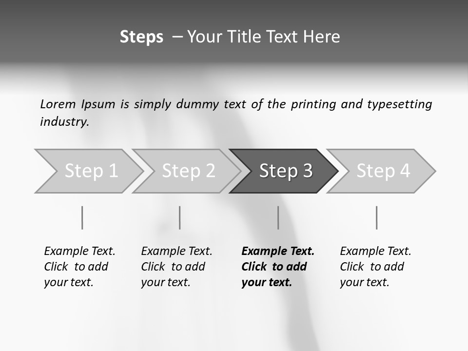 Woman Nice Blur PowerPoint Template