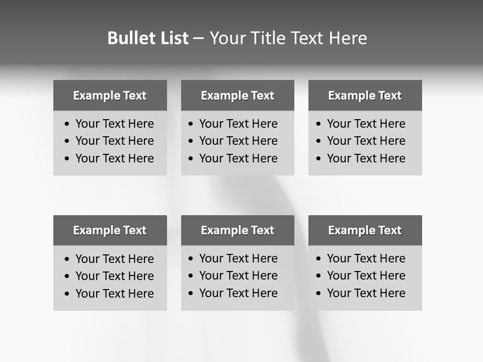 Woman Nice Blur PowerPoint Template