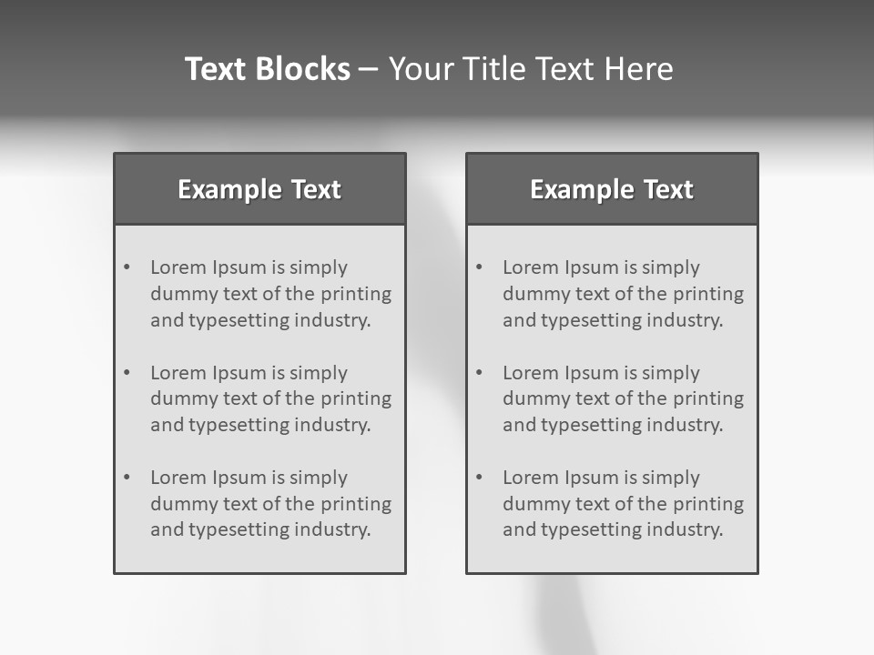 Woman Nice Blur PowerPoint Template