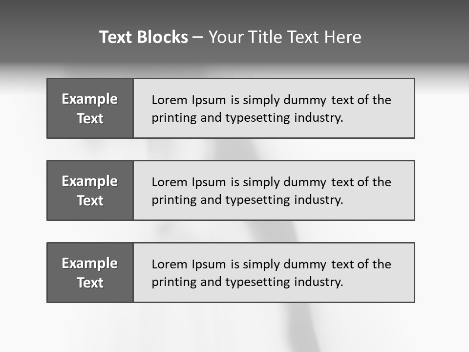 Woman Nice Blur PowerPoint Template