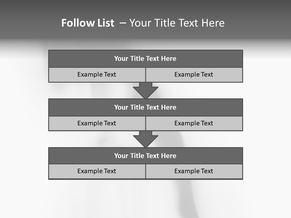 Woman Nice Blur PowerPoint Template