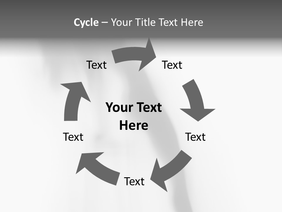 Woman Nice Blur PowerPoint Template