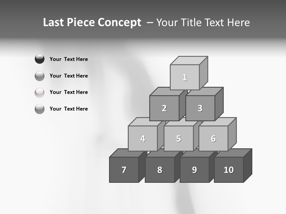 Woman Nice Blur PowerPoint Template