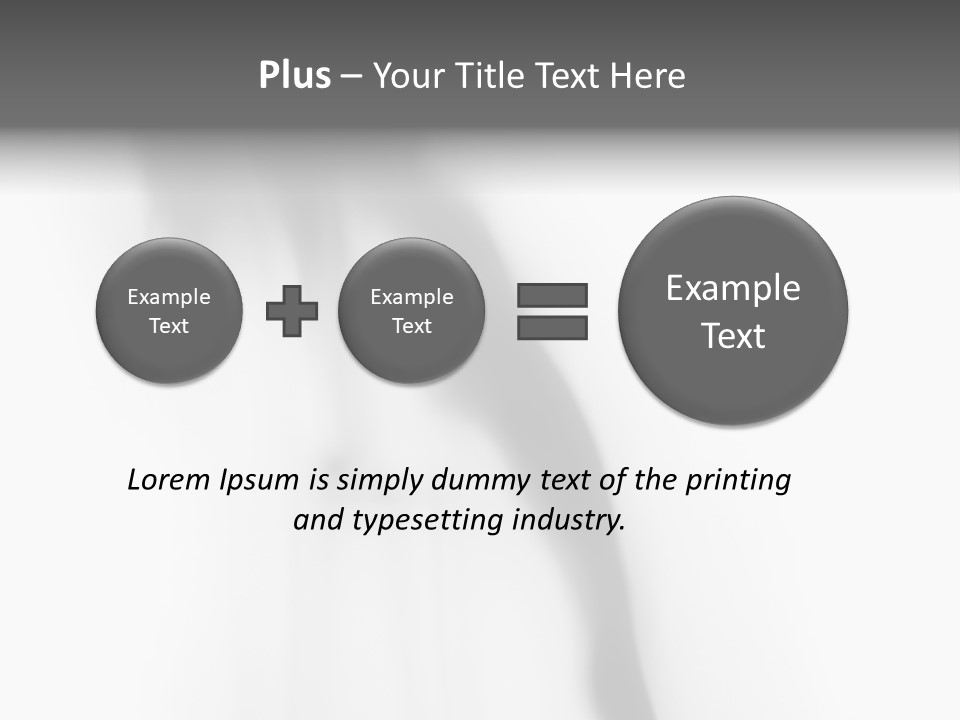 Woman Nice Blur PowerPoint Template