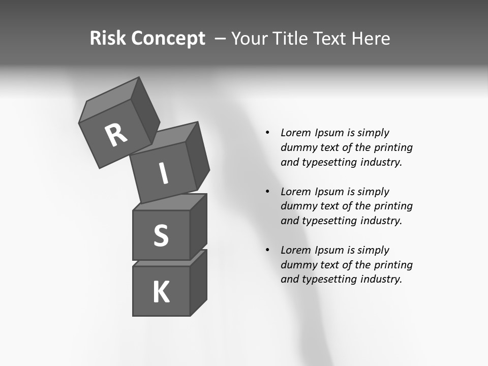 Woman Nice Blur PowerPoint Template