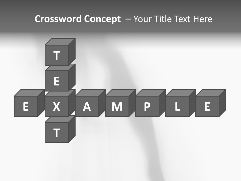 Woman Nice Blur PowerPoint Template