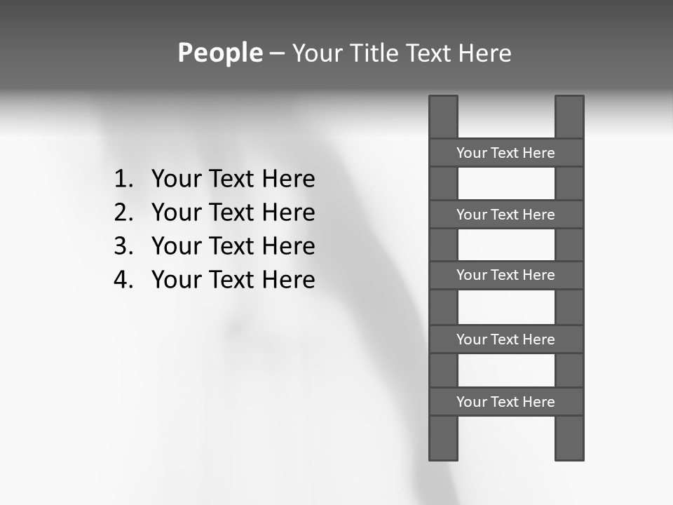 Woman Nice Blur PowerPoint Template