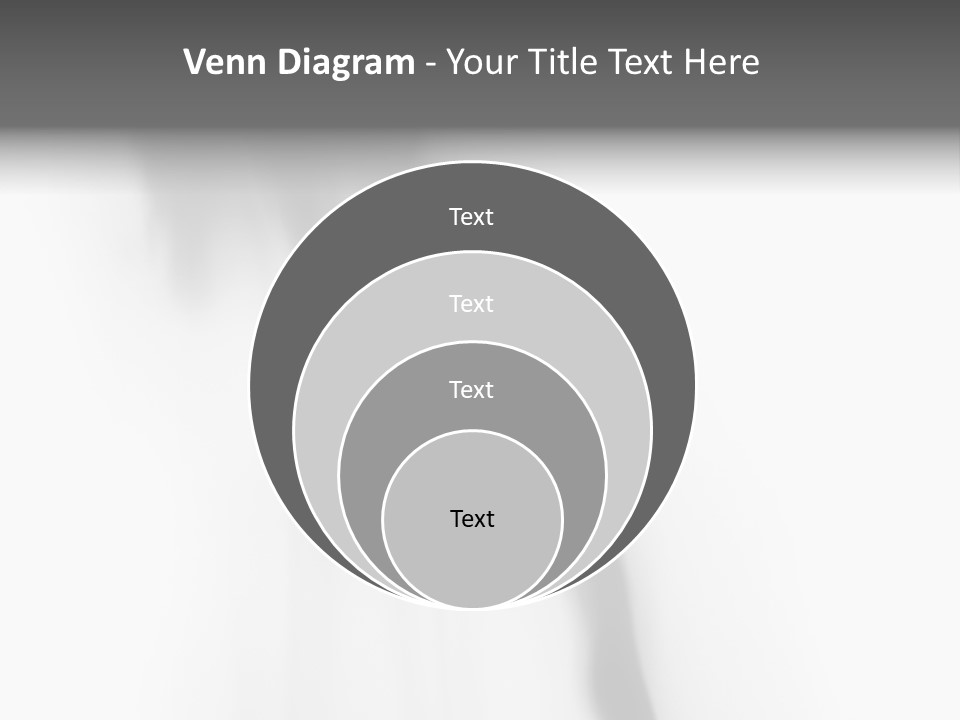 Woman Nice Blur PowerPoint Template