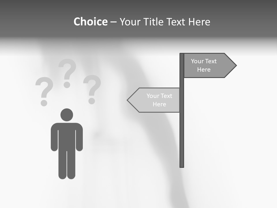 Woman Nice Blur PowerPoint Template