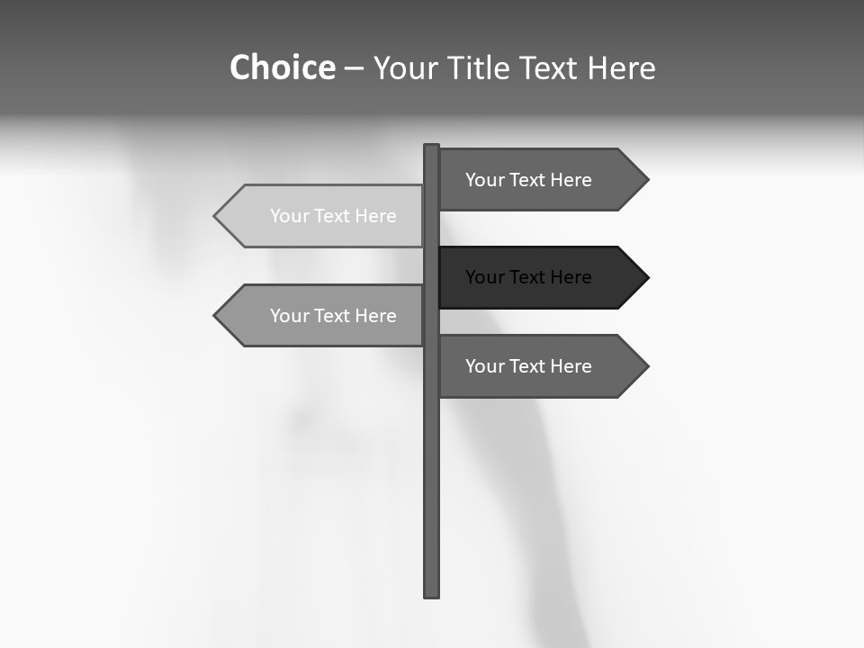 Woman Nice Blur PowerPoint Template