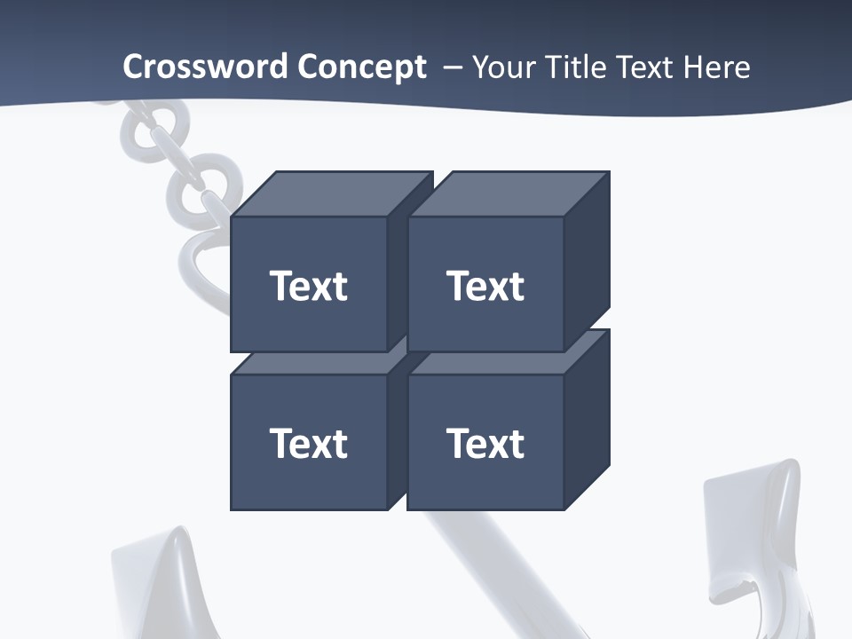 Abstract Anchorage Object PowerPoint Template
