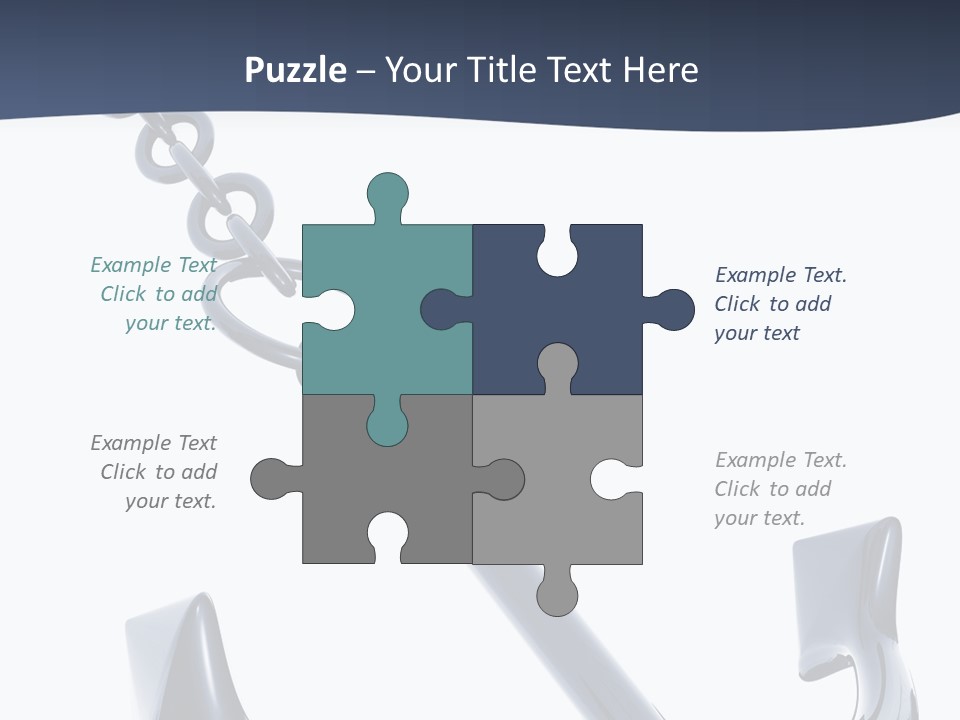 Abstract Anchorage Object PowerPoint Template
