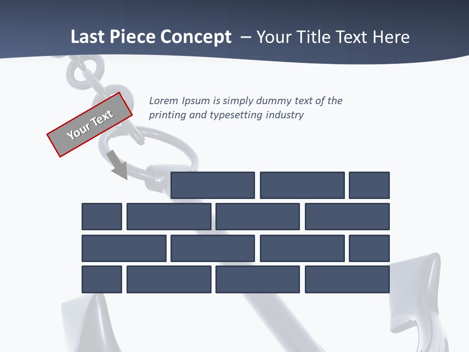 Abstract Anchorage Object PowerPoint Template