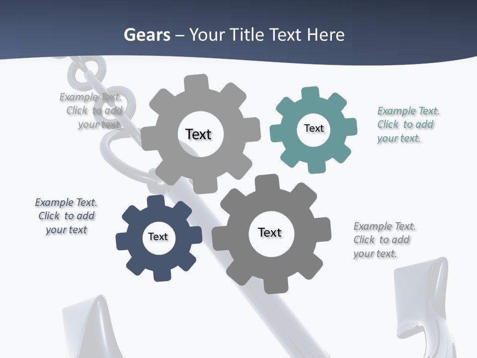 Abstract Anchorage Object PowerPoint Template