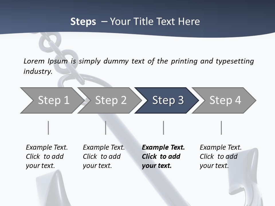 Abstract Anchorage Object PowerPoint Template