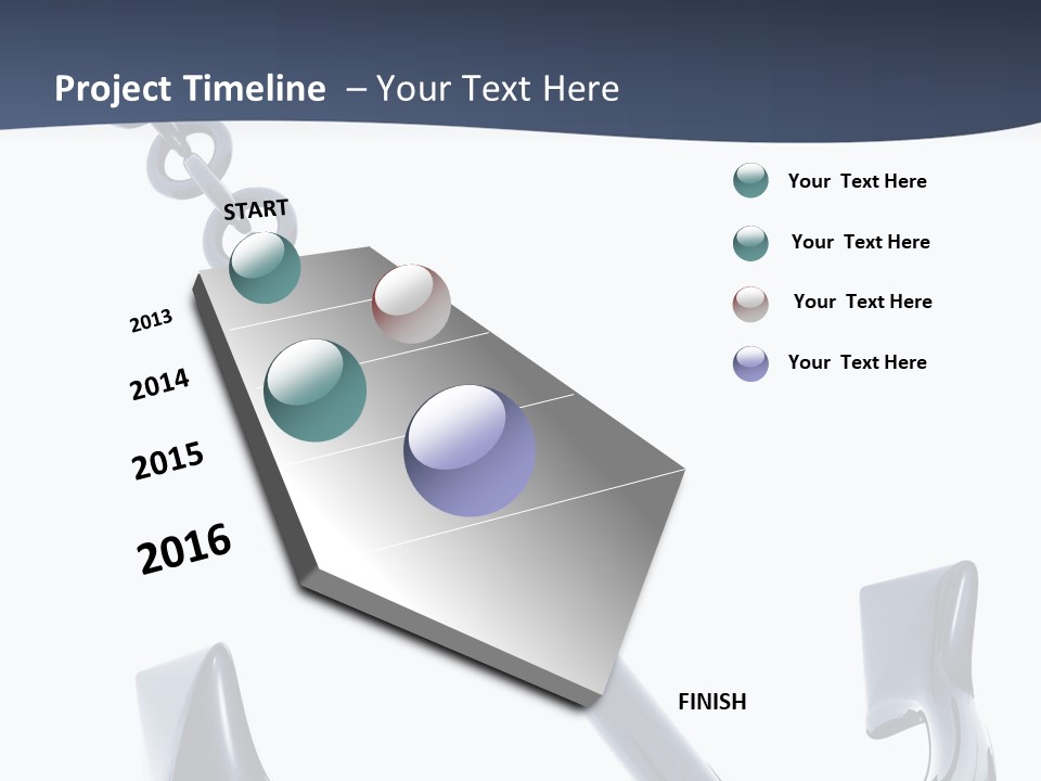 Abstract Anchorage Object PowerPoint Template