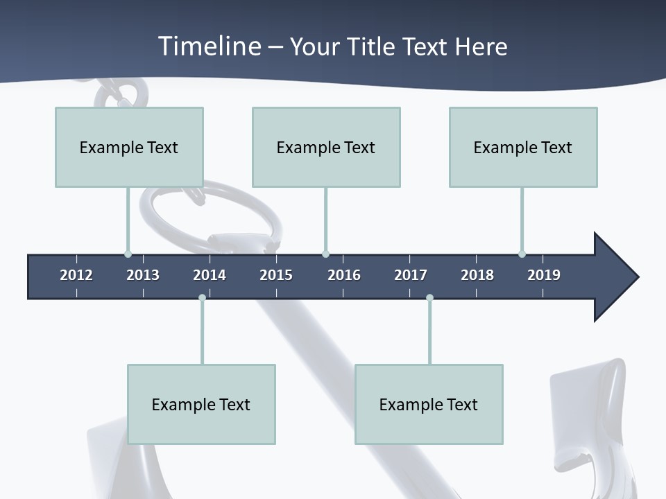 Abstract Anchorage Object PowerPoint Template