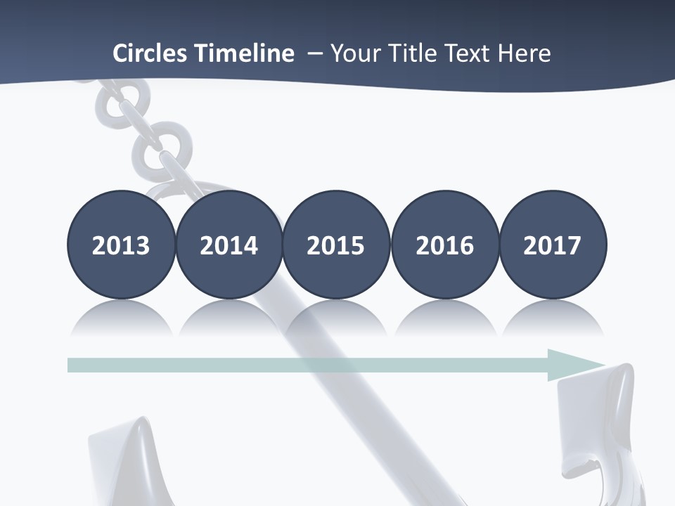 Abstract Anchorage Object PowerPoint Template
