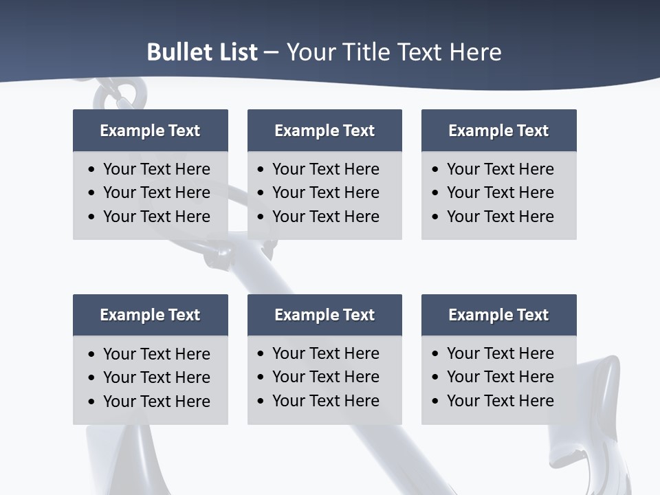 Abstract Anchorage Object PowerPoint Template