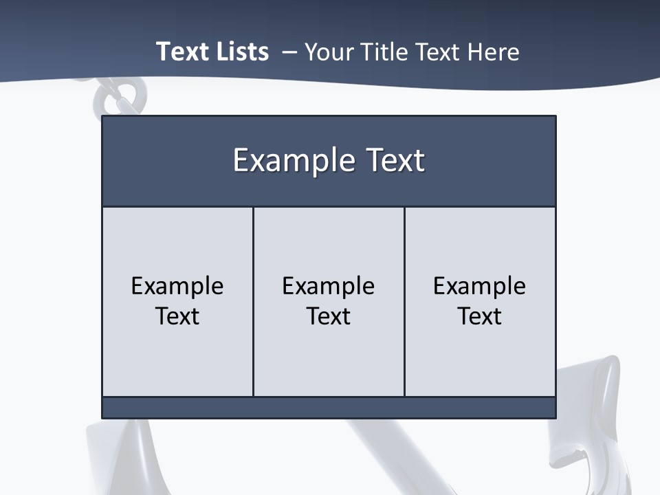 Abstract Anchorage Object PowerPoint Template