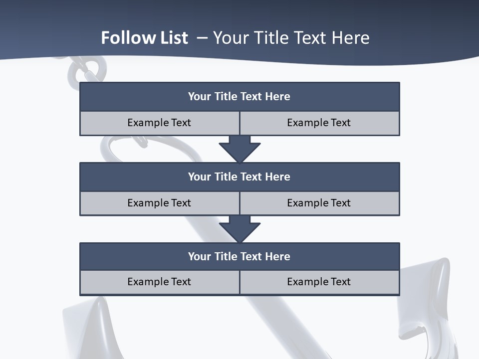 Abstract Anchorage Object PowerPoint Template