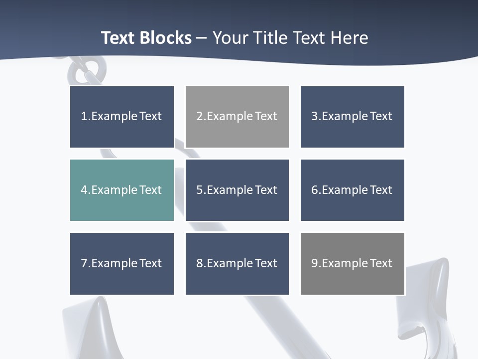 Abstract Anchorage Object PowerPoint Template