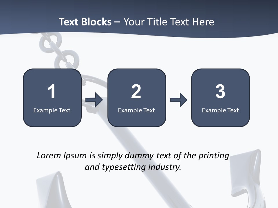 Abstract Anchorage Object PowerPoint Template
