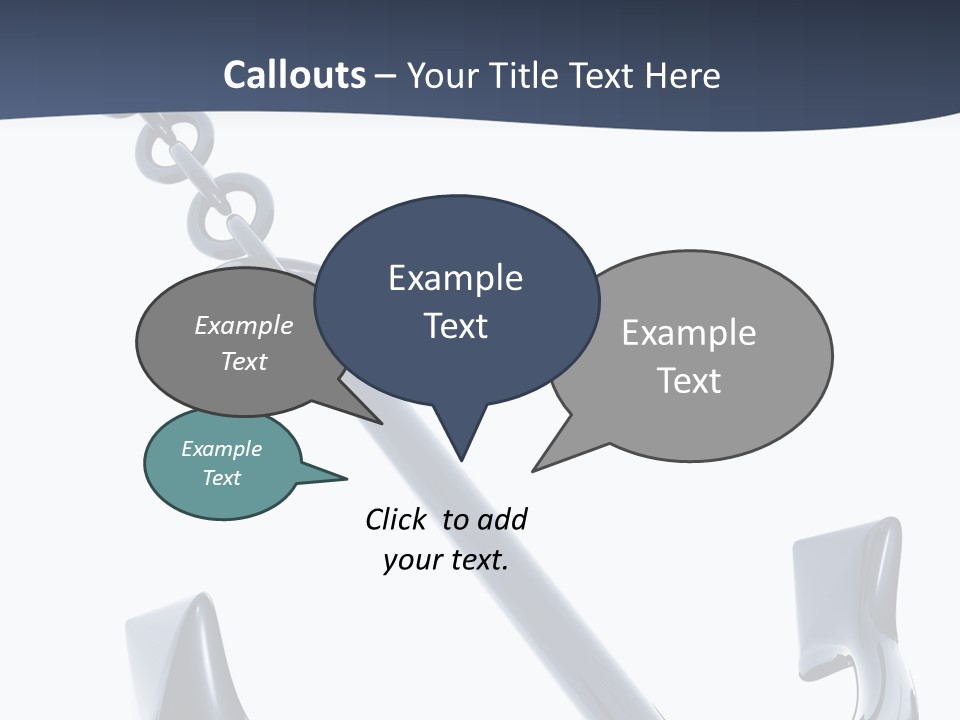 Abstract Anchorage Object PowerPoint Template