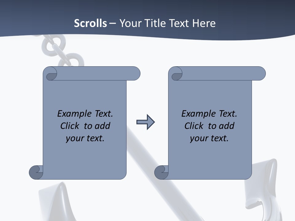 Abstract Anchorage Object PowerPoint Template
