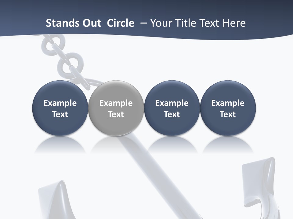 Abstract Anchorage Object PowerPoint Template