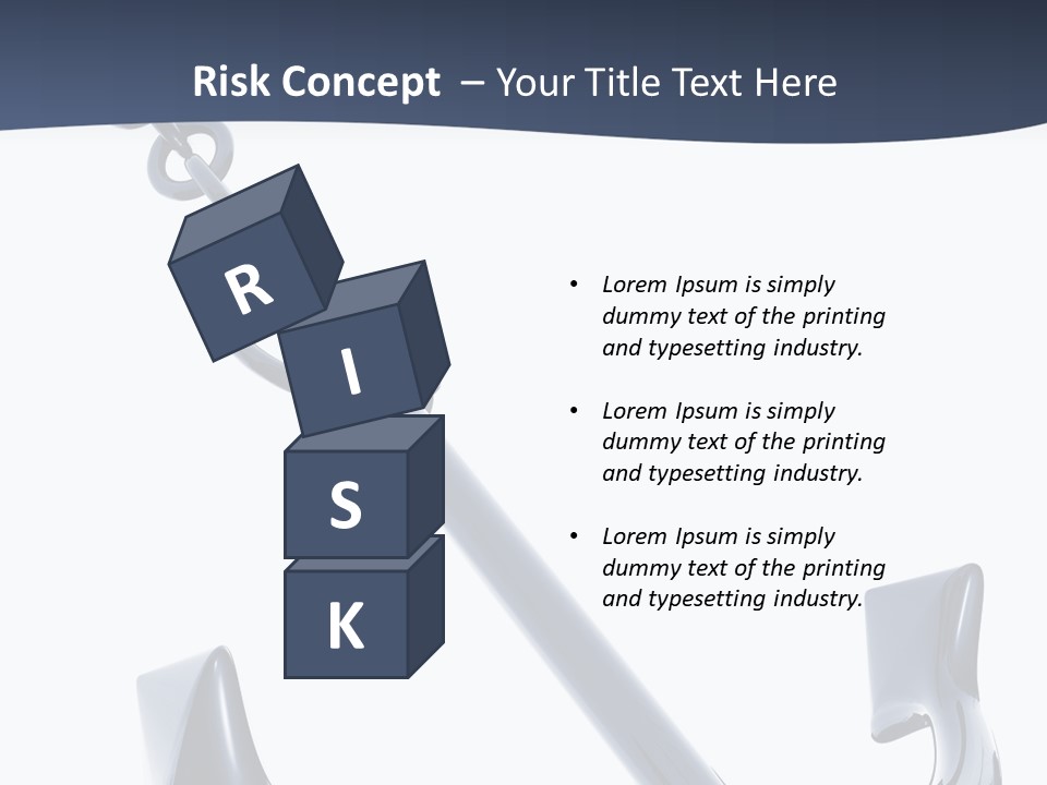 Abstract Anchorage Object PowerPoint Template