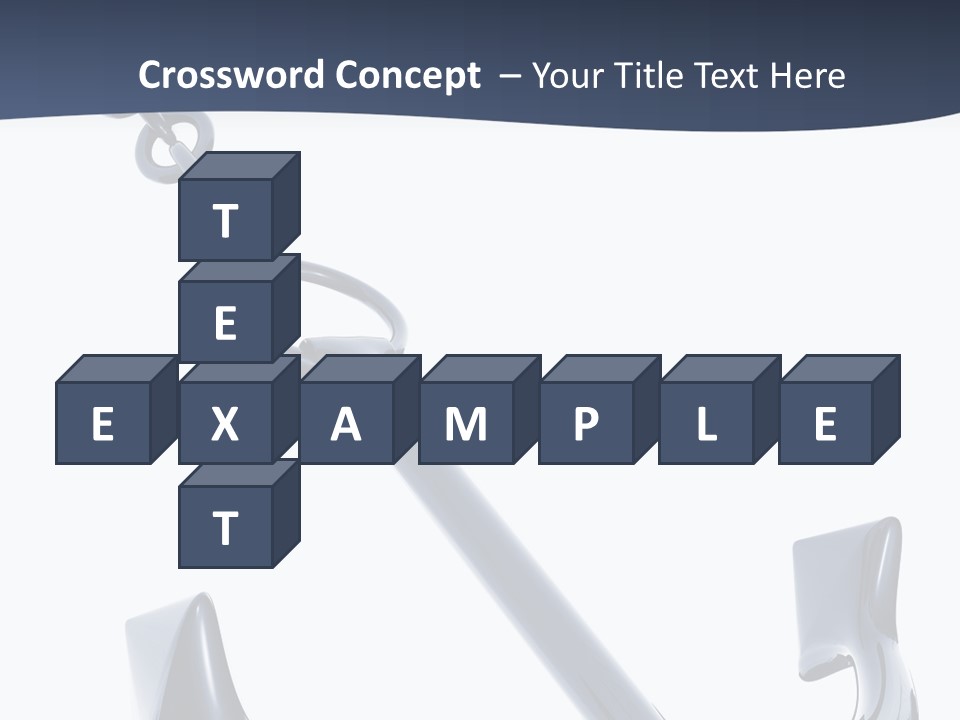 Abstract Anchorage Object PowerPoint Template