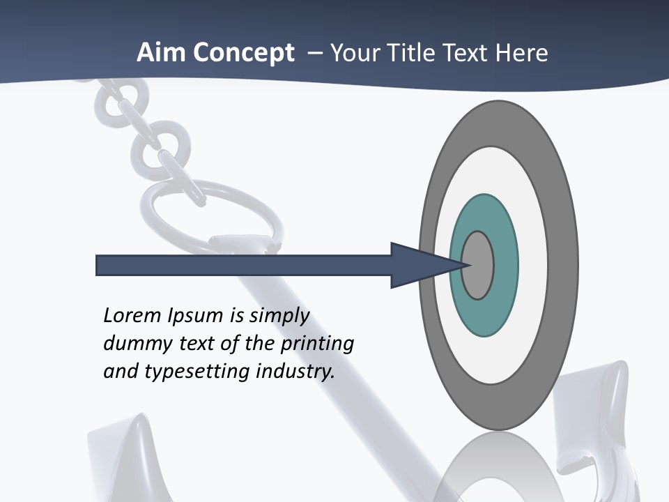 Abstract Anchorage Object PowerPoint Template