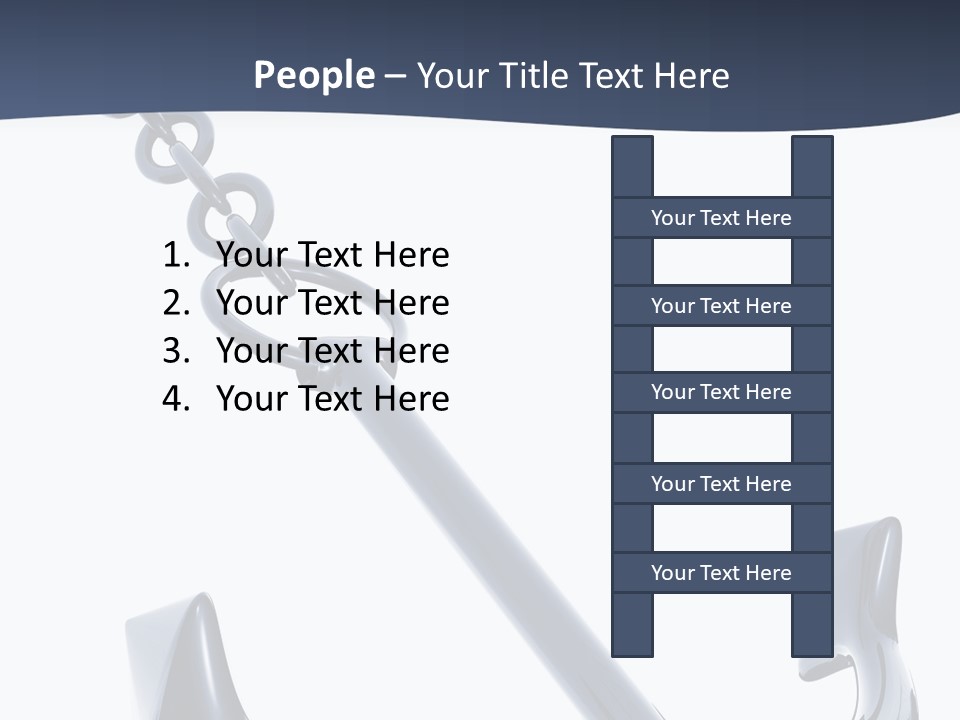 Abstract Anchorage Object PowerPoint Template