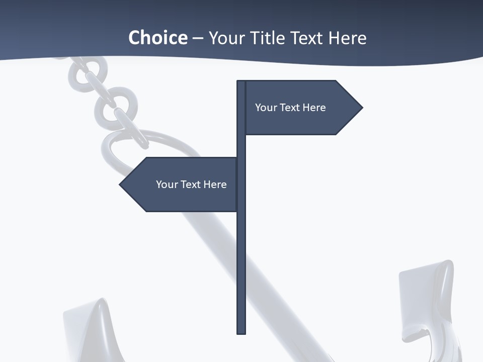 Abstract Anchorage Object PowerPoint Template