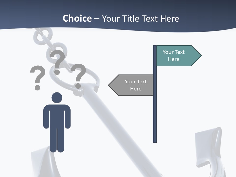 Abstract Anchorage Object PowerPoint Template