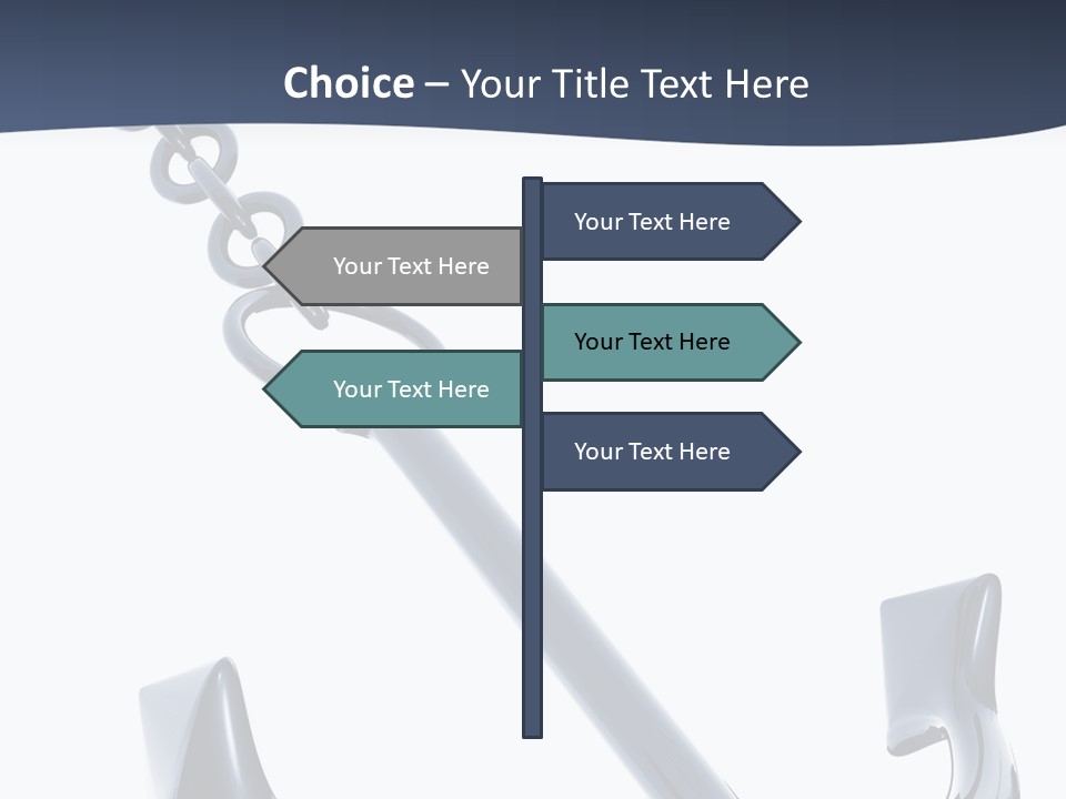Abstract Anchorage Object PowerPoint Template