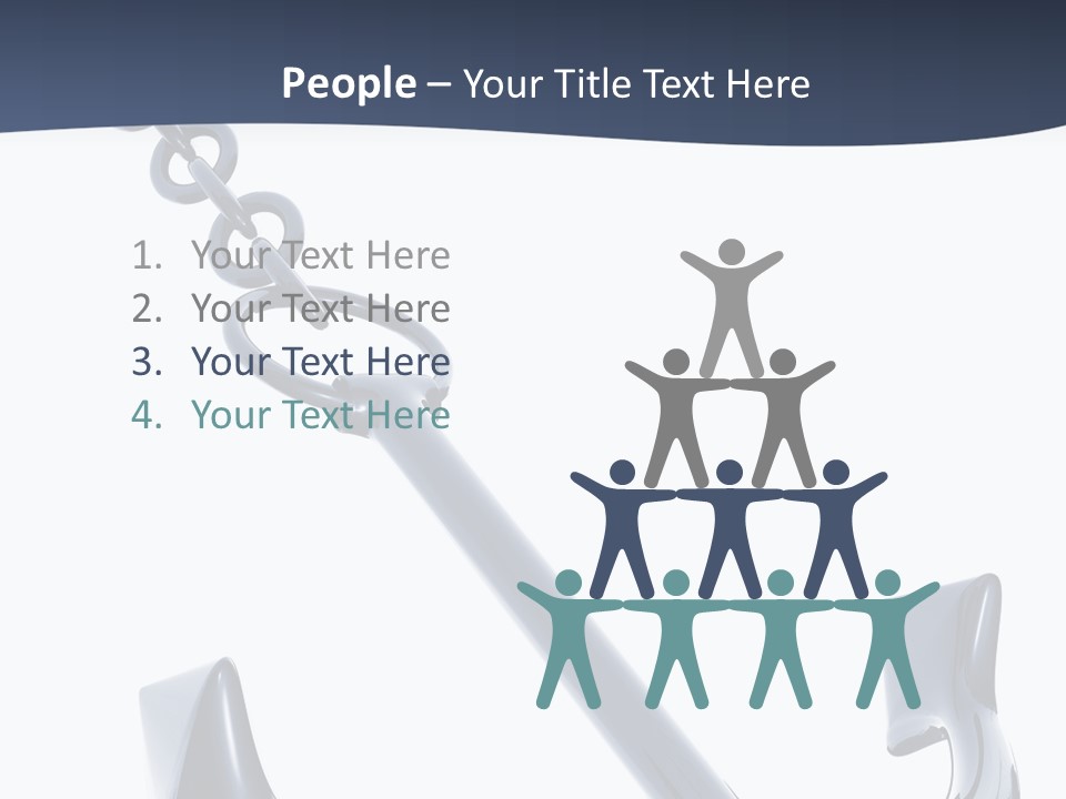 Abstract Anchorage Object PowerPoint Template