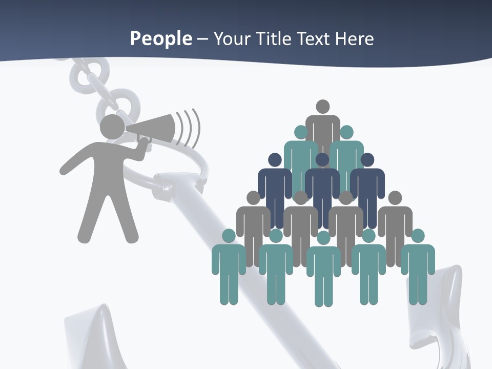 Abstract Anchorage Object PowerPoint Template