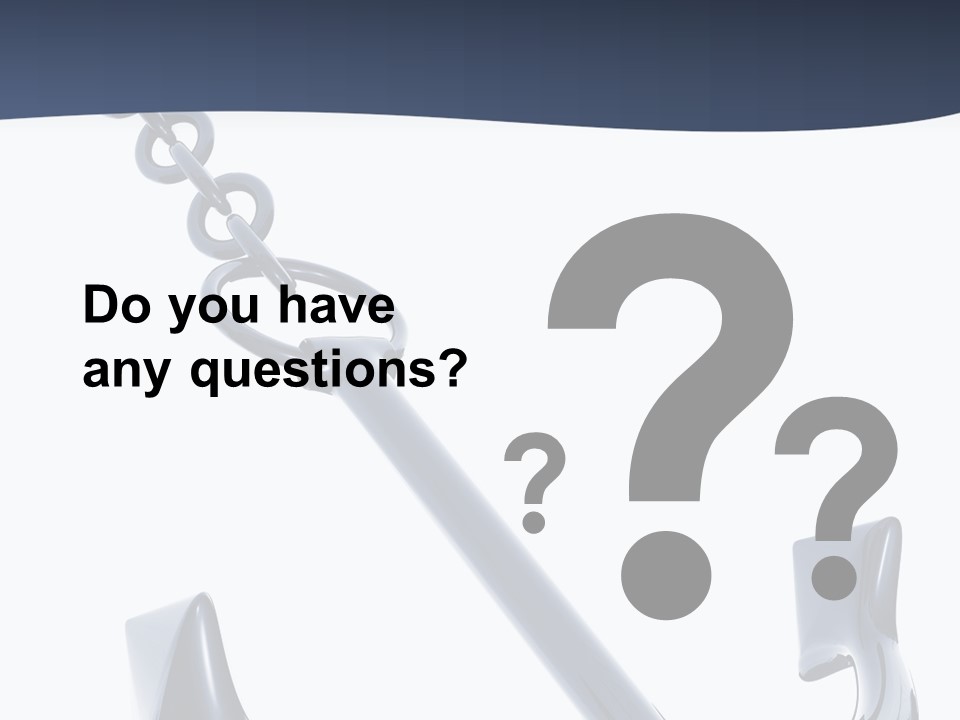 Abstract Anchorage Object PowerPoint Template