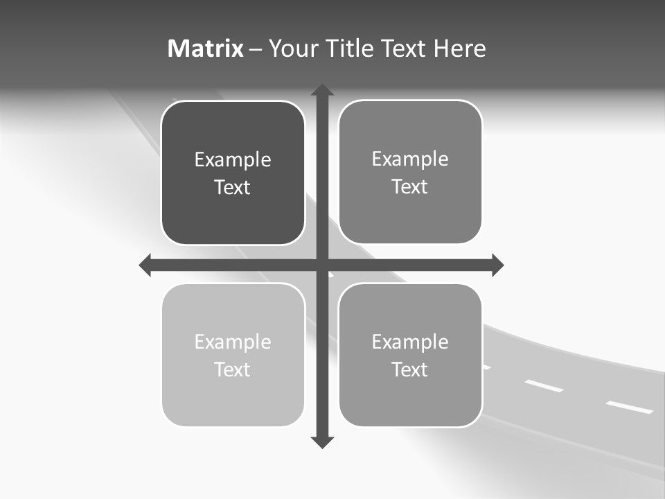 Track Mountain Line PowerPoint Template