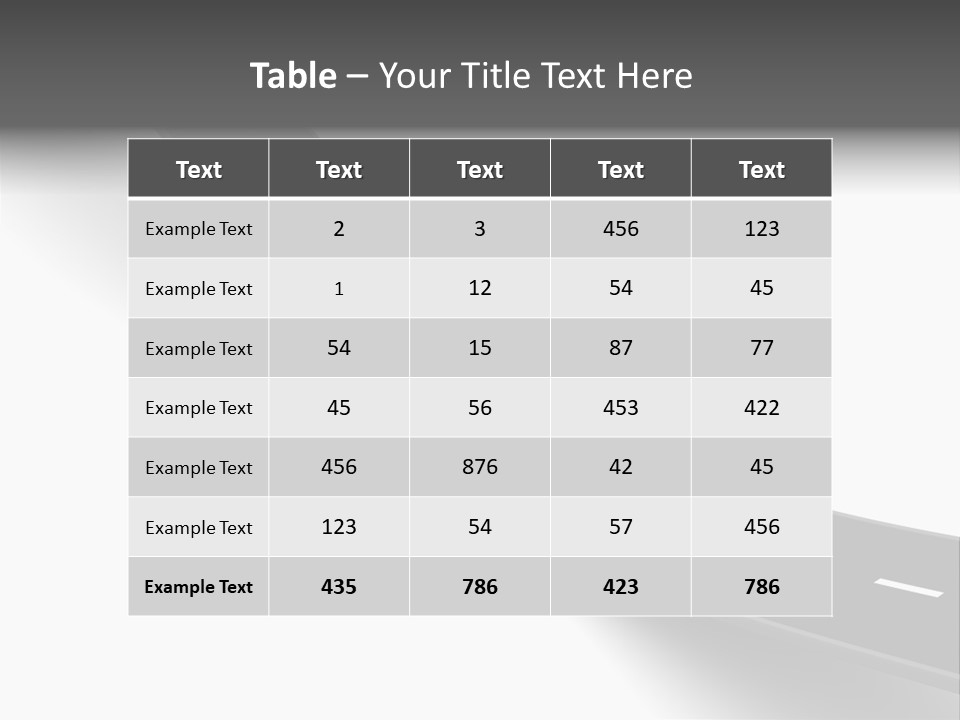 Track Mountain Line PowerPoint Template