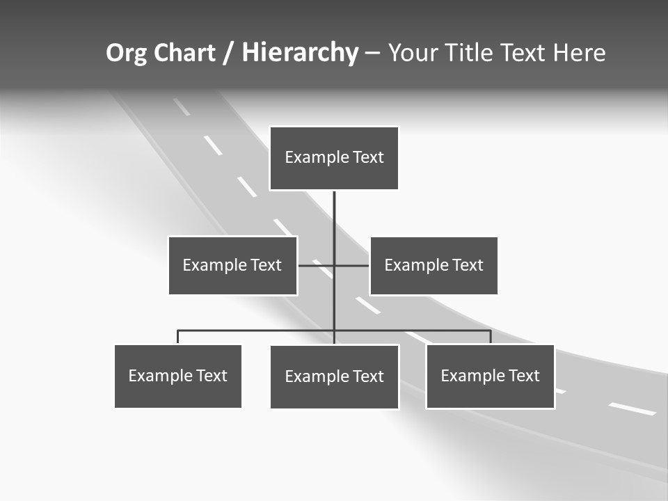 Track Mountain Line PowerPoint Template