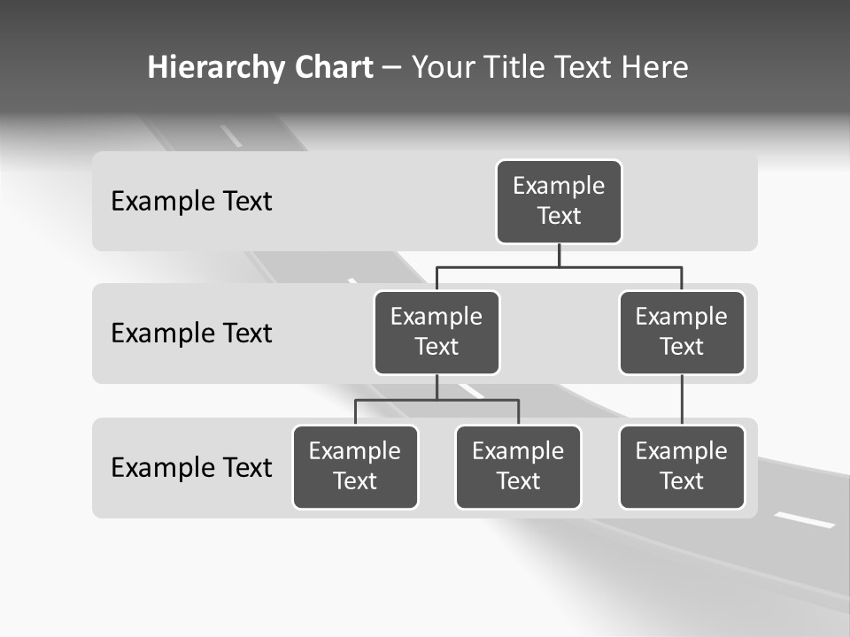Track Mountain Line PowerPoint Template