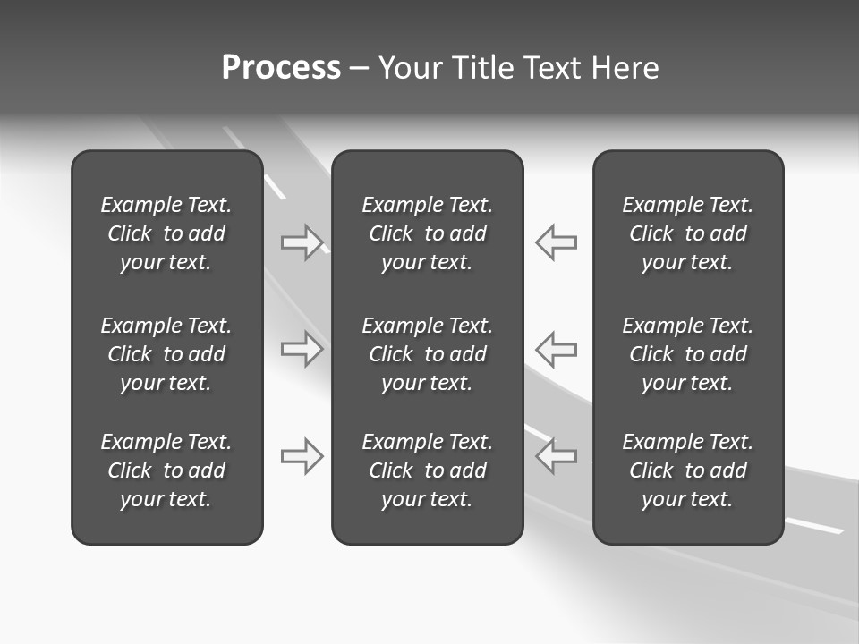 Track Mountain Line PowerPoint Template