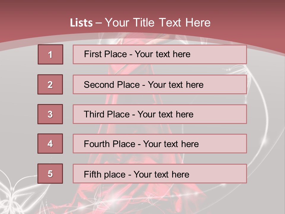 Dress Female Brunette PowerPoint Template