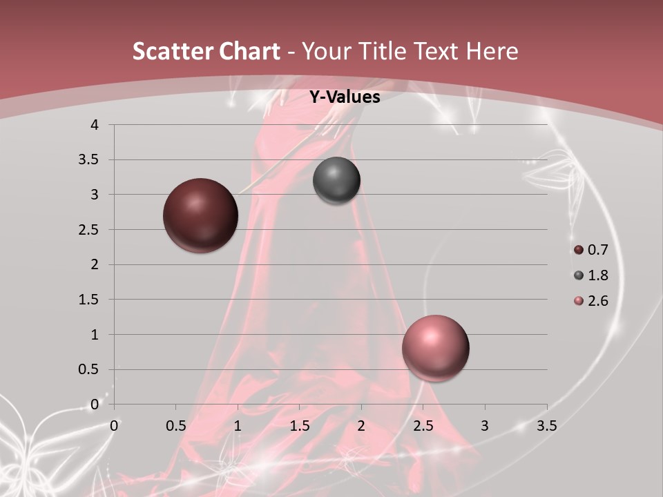 Dress Female Brunette PowerPoint Template