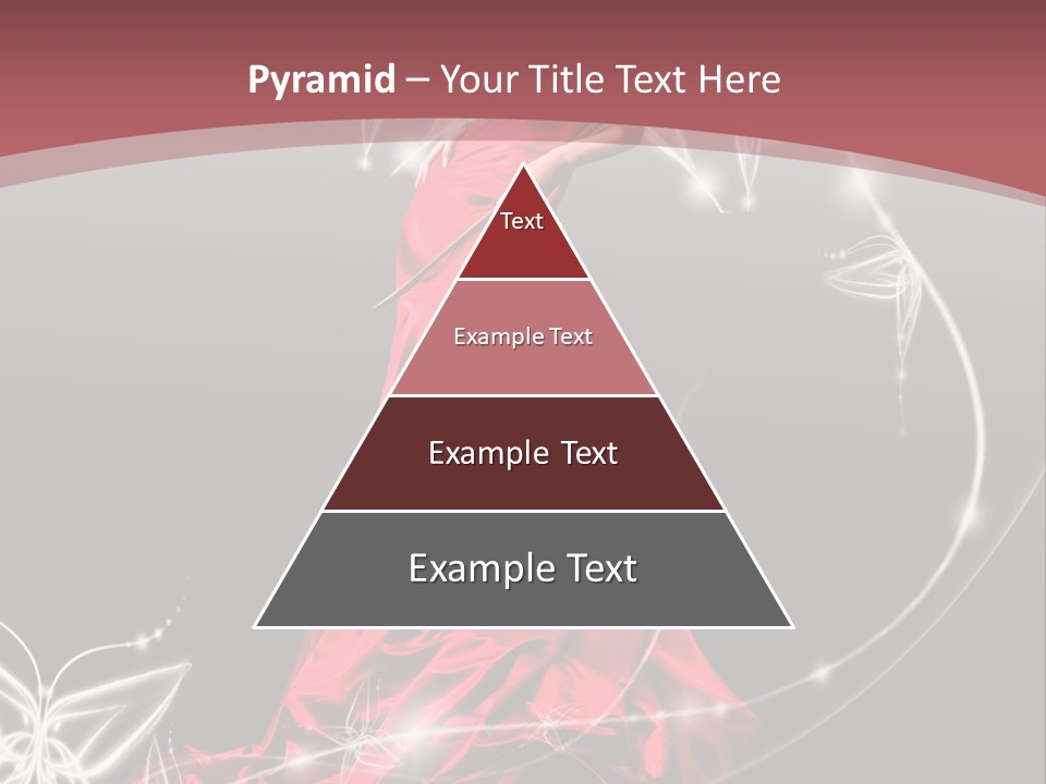 Dress Female Brunette PowerPoint Template