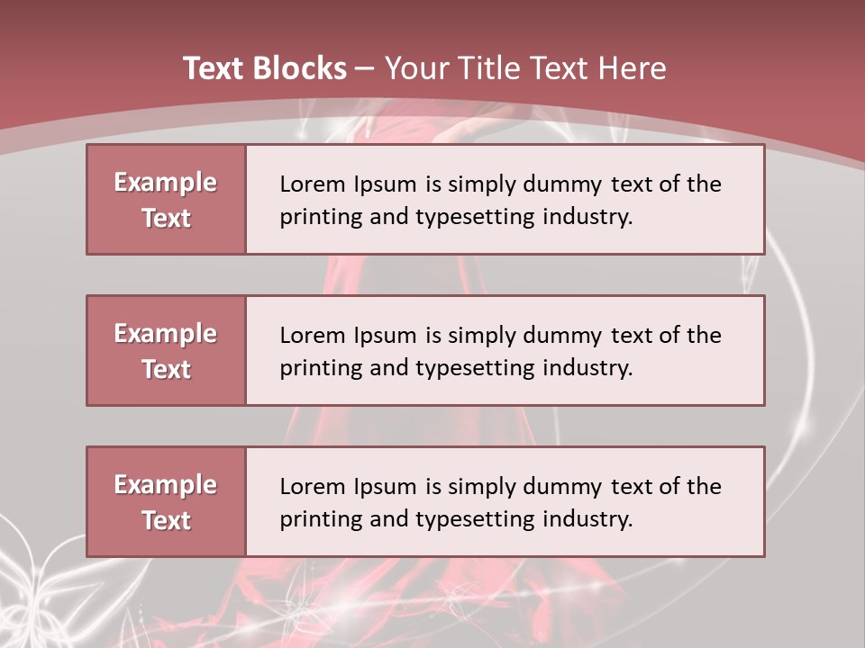 Dress Female Brunette PowerPoint Template